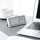 Термогігрометр Miaomiaoce Smart clock temperature and humidity meter MHO-C303 Silver, фото 4
