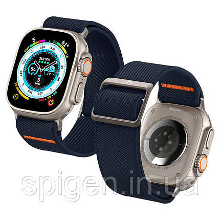 Нейлоновий ремінець Spigen для Apple Watch (49/45/44/42) - Lite Fit Ultra, Navy (AMP05984), фото 1