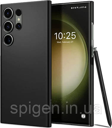 Чохол Spigen для Samsung Galaxy S23 Ultra - Airskin Hybrid, Black (ACS05636), фото 1