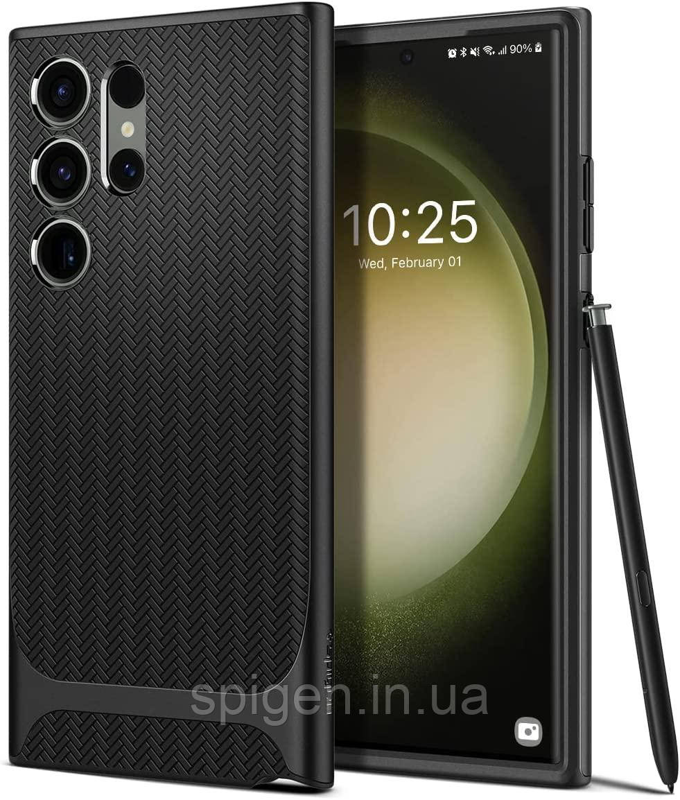 Чохол Spigen для Samsung Galaxy S23 Ultra - Neo Hybrid, Black (ACS05626)