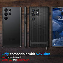 Чохол Spigen для Samsung Galaxy S23 Ultra - Neo Hybrid, Black (ACS05626), фото 2
