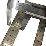 Шкала металева 24,5 мм, 1750-0 мм для перпендикулярного упора форматно-раскроечного верстата, фото 2