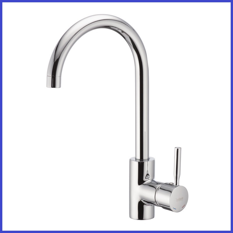 Змішувач для кухні Haiba Hans 011 (HB0168) з круглим виливом, фото 1