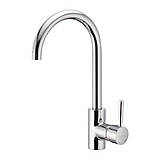 Змішувач для кухні Haiba Hans 011 (HB0168) з круглим виливом, фото 2