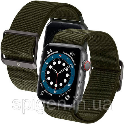 Нейлоновый ремешок Spigen для Apple Watch (42/44/45/49 mm) - Band Lite Fit, Khaki (AMP02288), фото 1