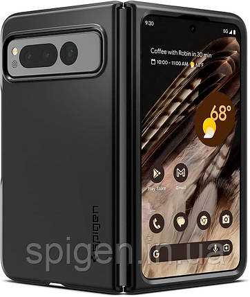 Чохол Spigen для Google Pixel Fold - Thin Fit, Black (ACS05919), фото 1