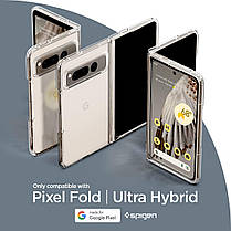Чохол Spigen для Google Pixel Fold - Ultra Hybrid, Crystal Clear (ACS05921), фото 3