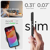 Чохол Spigen для iPhone 15 - Liquid Air, Matte Black (ACS06790), фото 4