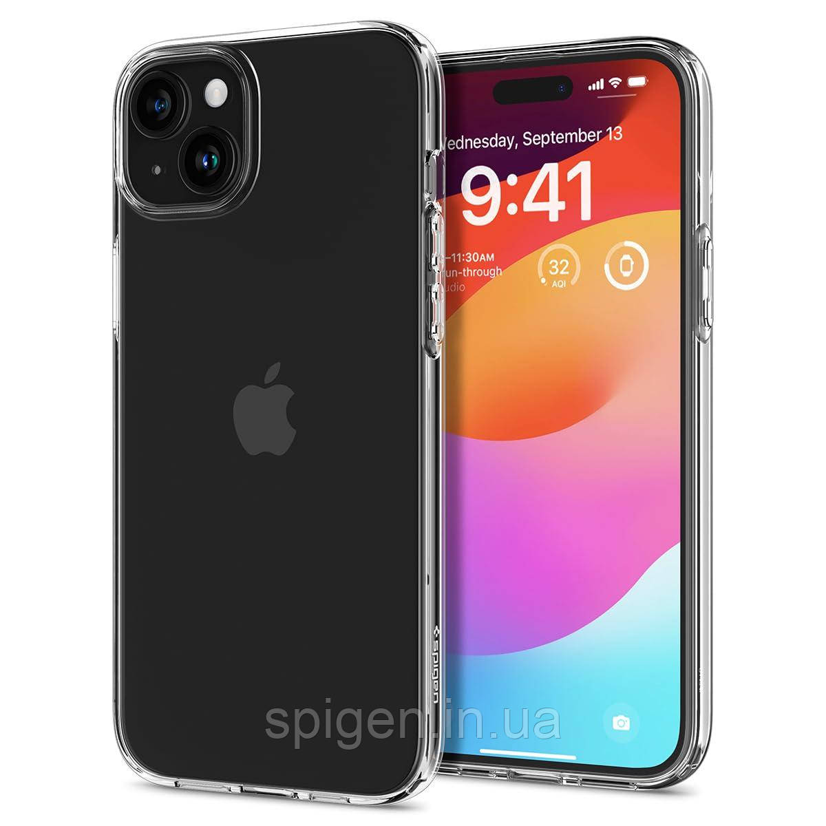 Чохол Spigen для iPhone 15 Plus - Liquid Crystal, Crystal Clear (ACS06647)