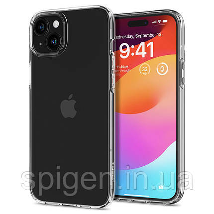 Чохол Spigen для iPhone 15 Plus - Liquid Crystal, Crystal Clear (ACS06647), фото 1
