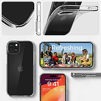Чохол Spigen для iPhone 15 Plus - Liquid Crystal, Crystal Clear (ACS06647), фото 4
