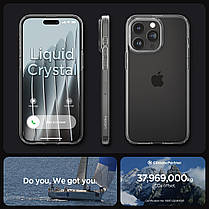 Чохол Spigen для iPhone 15 Pro - Liquid Crystal, Crystal Clear (ACS06699), фото 3
