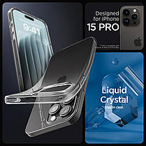 Чохол Spigen для iPhone 15 Pro - Liquid Crystal, Crystal Clear (ACS06699), фото 6