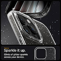 Чохол Spigen для iPhone 15 Pro Max - Liquid Crystal Glitter, Crystal Quartz (ACS06559), фото 4