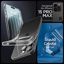 Чохол Spigen для iPhone 15 Pro Max - Liquid Crystal, Crystal Clear (ACS06557), фото 5