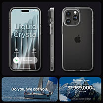 Чохол Spigen для iPhone 15 Pro Max - Liquid Crystal, Crystal Clear (ACS06557), фото 6