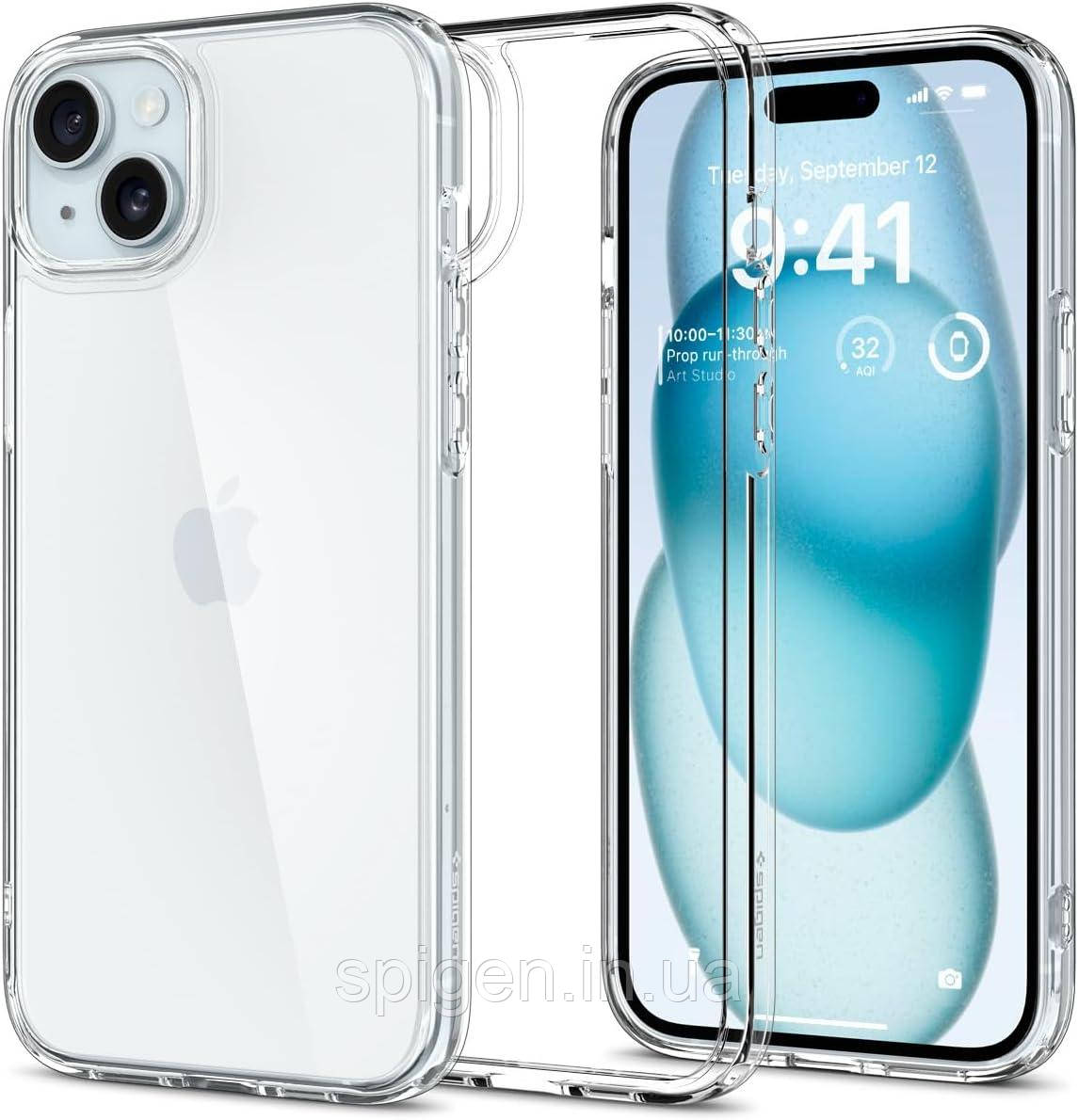 Чохол Spigen для iPhone 15 - Ultra Hybrid, Crystal Clear (ACS06793)