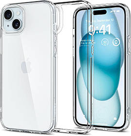 Чохол Spigen для iPhone 15 - Ultra Hybrid, Crystal Clear (ACS06793)
