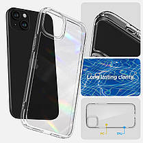 Чохол Spigen для iPhone 15 - Ultra Hybrid, Crystal Clear (ACS06793), фото 3