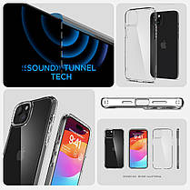 Чохол Spigen для iPhone 15 - Ultra Hybrid, Crystal Clear (ACS06793), фото 6