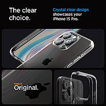 Чохол Spigen для iPhone 15 Pro - Ultra Hybrid, Crystal Clear (ACS06707), фото 5