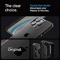 Чохол Spigen для iPhone 15 Pro Max - Ultra Hybrid, Matte Black (ACS06570), фото 5