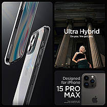 Чохол Spigen для iPhone 15 Pro Max - Ultra Hybrid, Space Crystal (ACS06575), фото 3