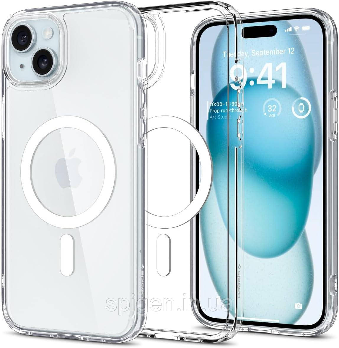 Чохол Spigen для iPhone 15 Plus / 14 Plus - Ultra Hybrid MagSafe, White (ACS06660)
