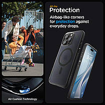 Чохол Spigen для iPhone 15 Pro - Ultra Hybrid MagSafe, Frost Black (ACS06720), фото 5