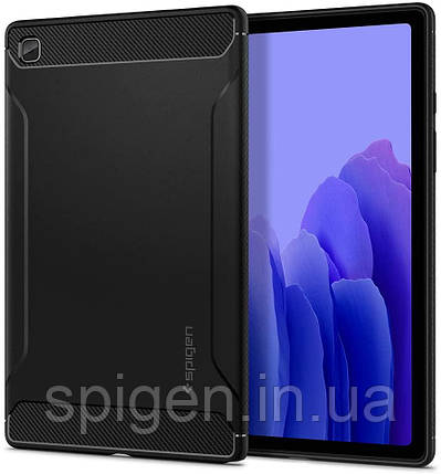 Чохол Spigen для Samsung Galaxy Tab A7 — Rugged Armor, Matte Black (ACS01562), фото 1