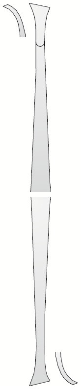 Скалер (скейлер) Darby-Perryn 1R-1L зубний ручний двосторонній кругла ручка діаметром 6 мм, Medesy 652/50 - фото 1 - id-p346724590