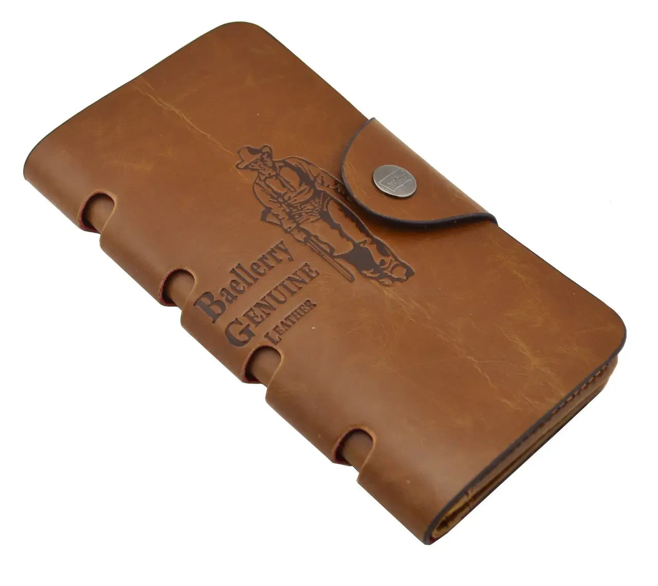 Чоловічий портмоне Baellerry Genuine Leather COK10 ❖ Вмістливий гаманець