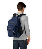 Великий рюкзак JanSport Big Student Backpack (Navy), фото 3