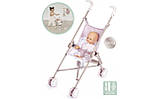 Коляска-тростина для ляльки Smoby Baby Nurse Рожева пудра (220407), фото 3