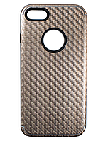 Накладка Carbon Gold iPhone 7/8/SE 2020