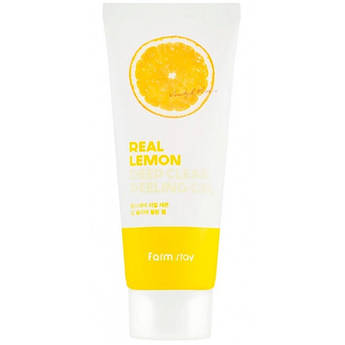 Пілінг-гель з екстрактом лимона FarmStay Real Lemon Deep Clear Gel Peeling 100 мл.