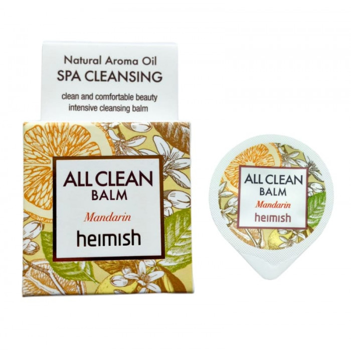 Очищаючий бальзам для зняття макіяжу з мандарином Heimish All Clean Balm Mandarin мініатюра 5 мл