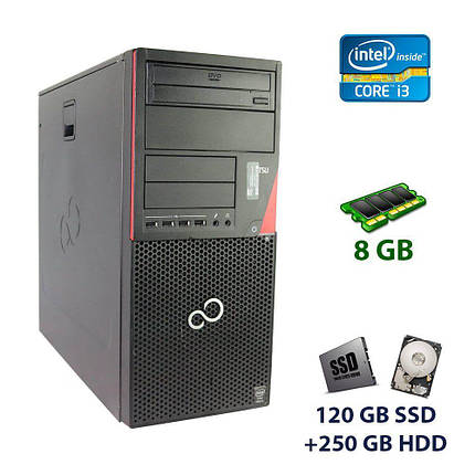 Комп'ютер Fujitsu Esprimo P420 MT/ Core i3-4130/ 8 GB RAM/ 120 GB SSD + 250 GB HDD, фото 1