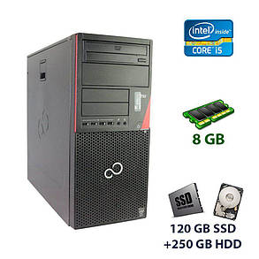 Комп'ютер Fujitsu Esprimo P420 MT/ Core i5-4430/ 8 GB RAM/ 120 GB SSD + 250 GB HDD, фото 1