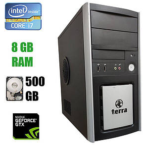 Комп'ютер Terra MT/ Core i7-2600/ 8 GB RAM/ 500 GB HDD/ GeForce GTX 1060 3GB, фото 1