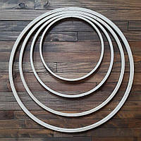 Заготовки-кольца из фанеры с "чистыми" краями, основы для ловца снов, мобиля, макраме. Диаметр от 5 до 50 см