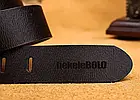 Подарунок для чоловіка ремінь Bolo Bekele - 125 см (003) Чорний, фото 7