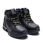 Чоловічі зимові шкіряні черевики Colum NS black, фото 3