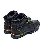 Чоловічі зимові шкіряні черевики Colum NS black, фото 4