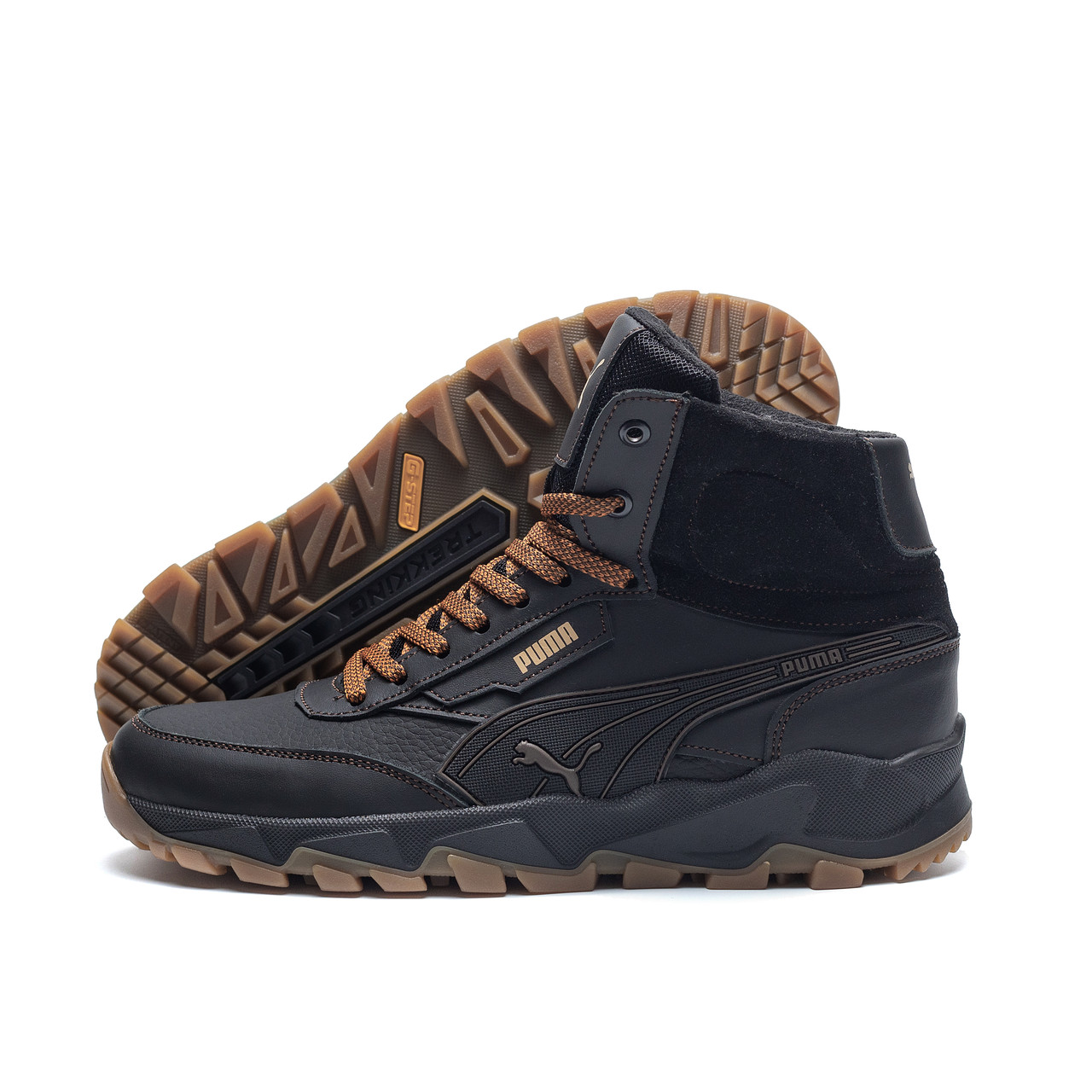 Чоловічі зимові черевики Pm Black, фото 1