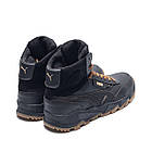 Чоловічі зимові черевики Pm Black, фото 4