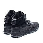 Чоловічі зимові черевики Pm Black, фото 4