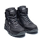 Чоловічі зимові черевики Pm Black, фото 3