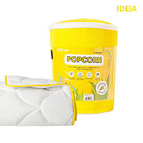 Ковдра ПОПКОРН зимова ТМ IDEIA 140х200 см з кукурудзяним наповнювачем білій, фото 4