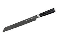 Нож кухонный для хлеба 230 мм Samura MO-V Stonewash (SM-0055B) MU77